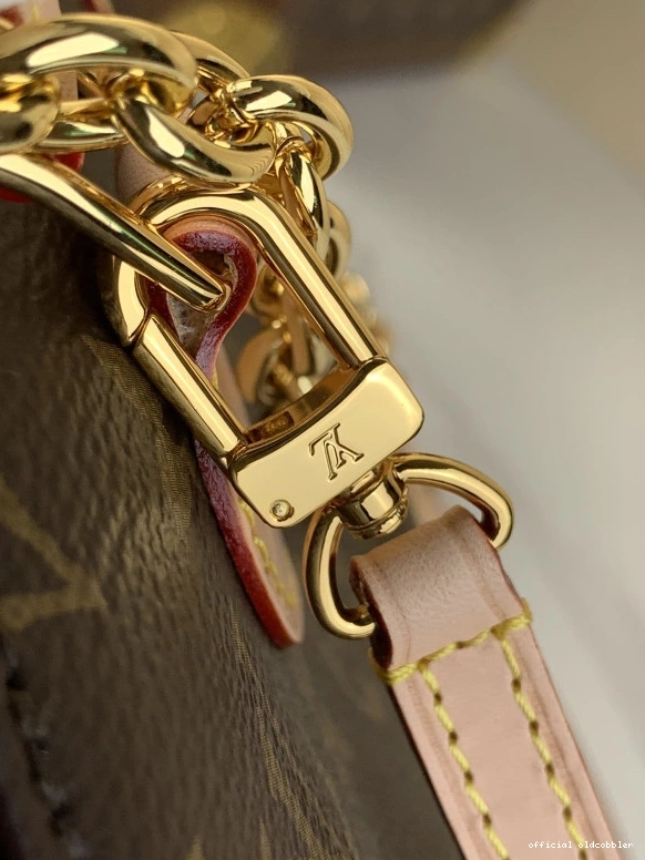 Official oldcobbler BB-15*19*7CM VUITTON LOUIS Lockit 0711